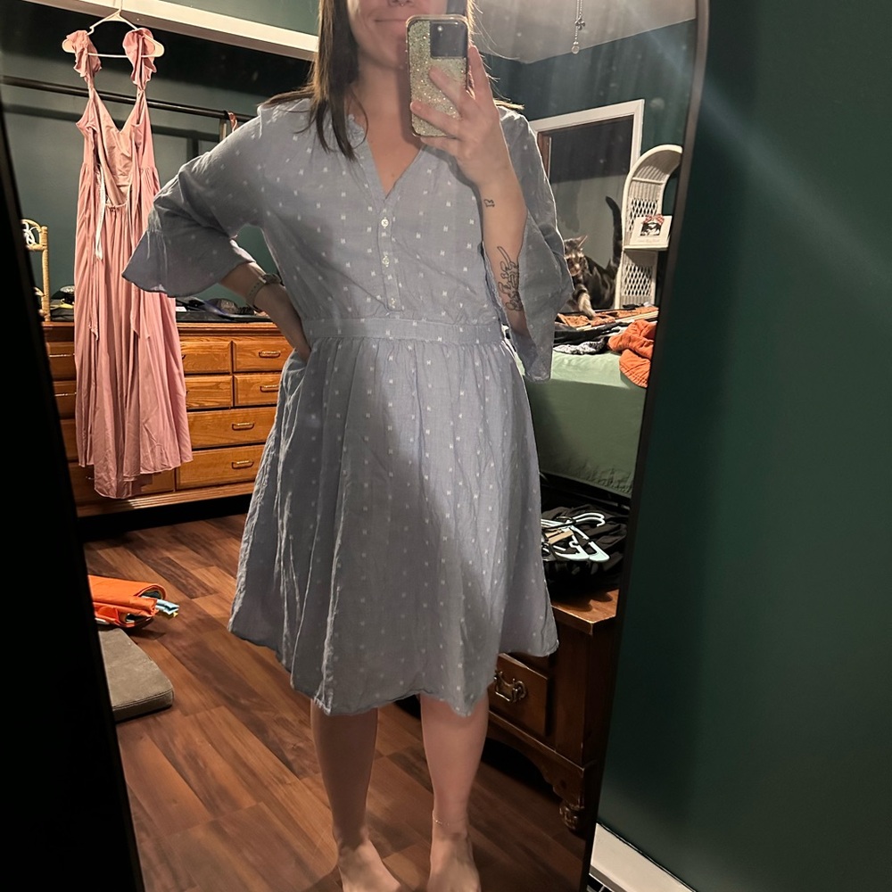 Blue Dot Dress